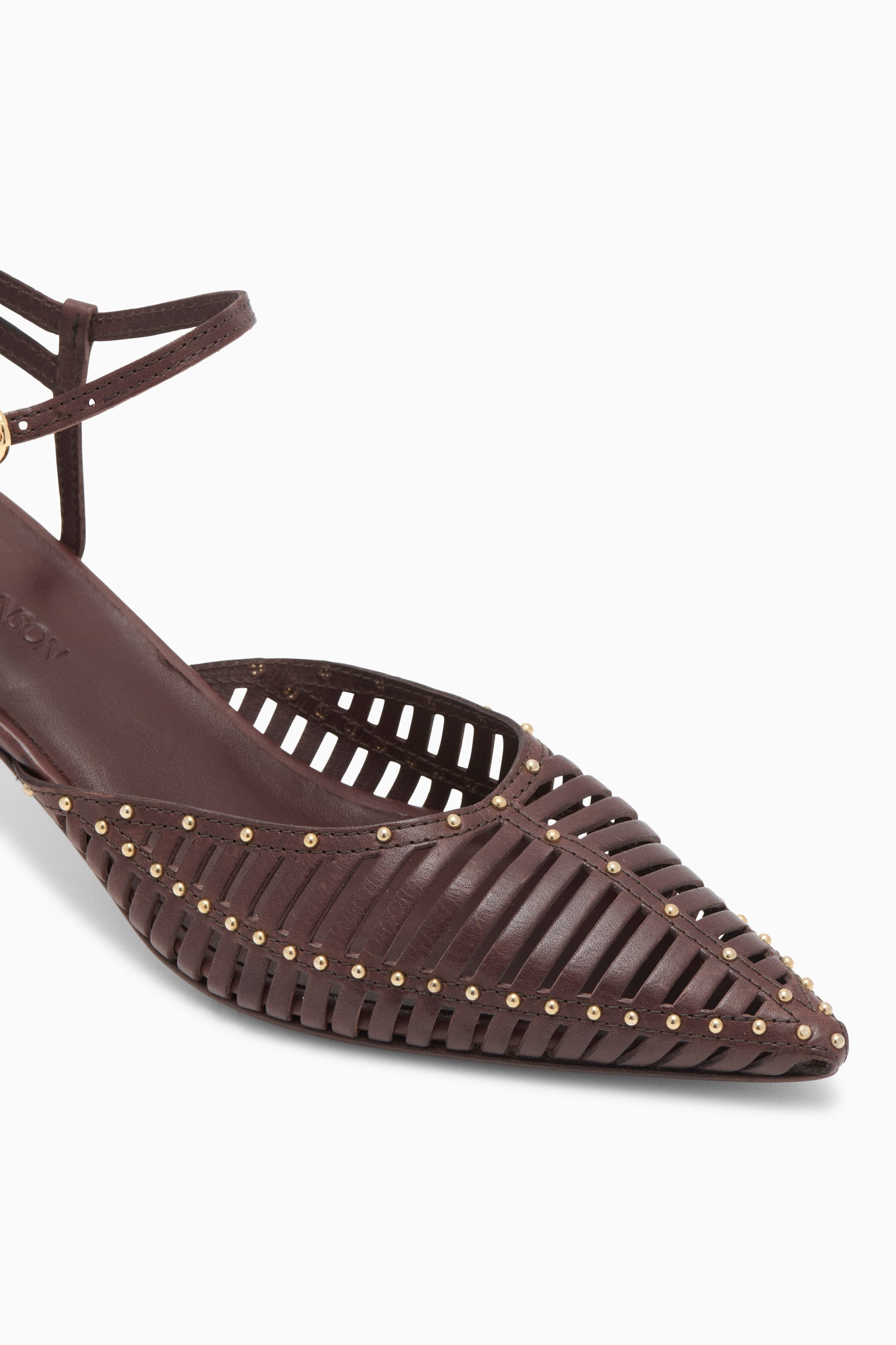 Francine Cage Kitten Heel - Chocolate