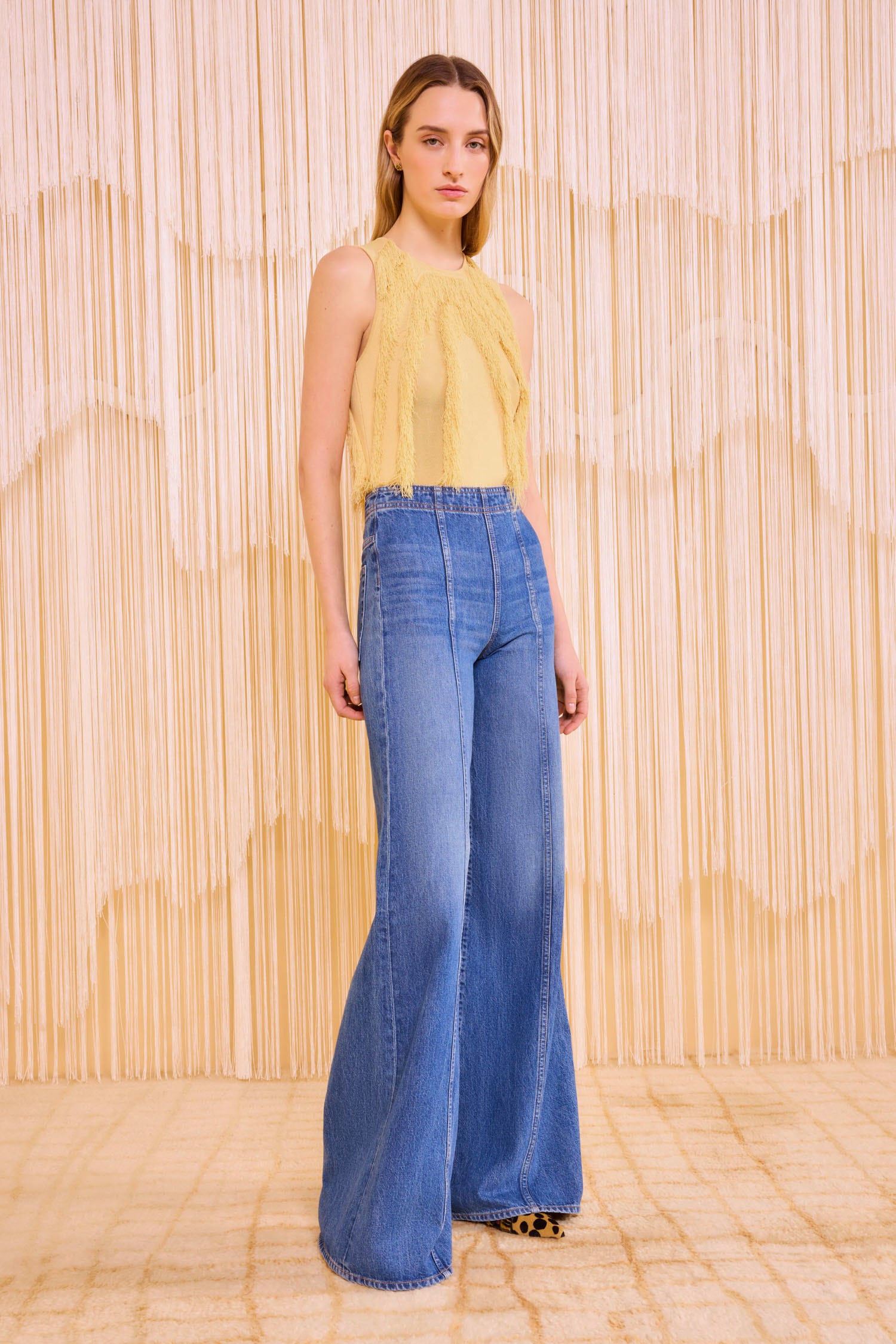 The Bianca Wide Leg Jean - Danube